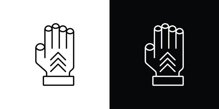 Gauntlet icon set designs. vector illustration eps