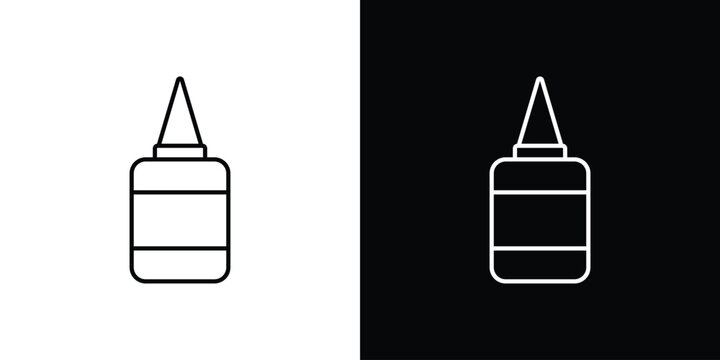 Glue icon set designs. vector illustration eps