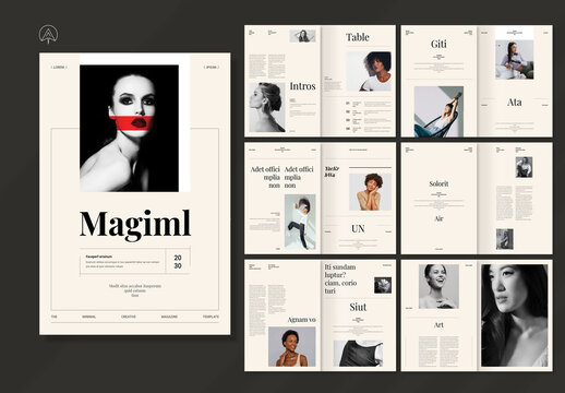 The Minimal Creative Magazine Template