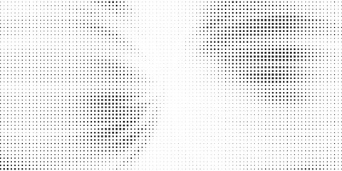 Fototapeta premium Monochrome Halftone Dot Pattern Background With Abstract Gradient Texture For Design