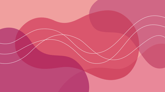 Abstract wave pattern in shades of pink and rose gold