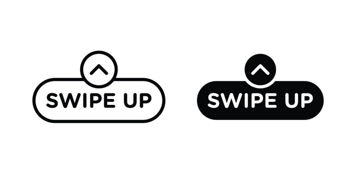 swipe up icon