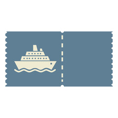 Naklejka premium Retro Travel Ticket