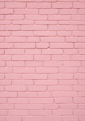 Fototapeta premium Soft Pink Brick Wall Texture Background