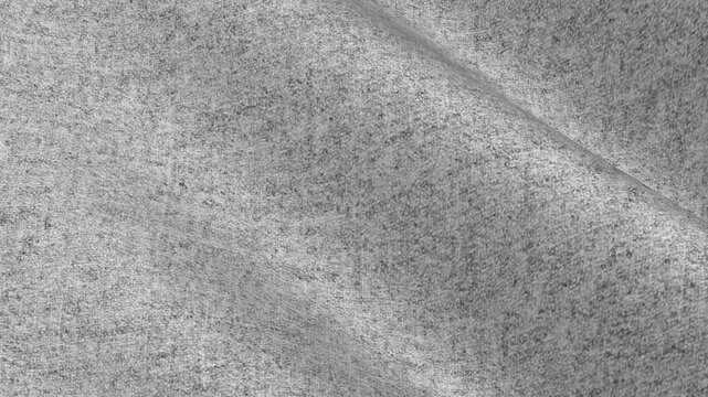 Premium Italian Light Gray Wool Cashmere Fabric flowing in ultra soft luxurious waves of elite clothing material for high end coats and fashion