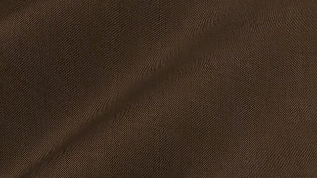 Dark Brown Worsted Wool Twill Fabric shimmering in rich chocolate waves of premium sleek tailored material for executive mens fashion blazers
