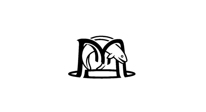 Minimalist Ram Head Logo Design.