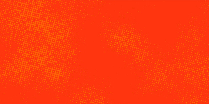Vibrant red comic-style cloud wallpaper featuring retro halftone patterns and soft fog textures for posters, banners, and creative advertising projects.