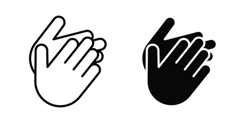 Fototapeta premium Clap hands icon