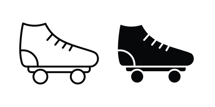 Roller skates icon