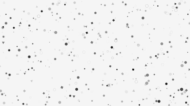 Black and gray spots on white background