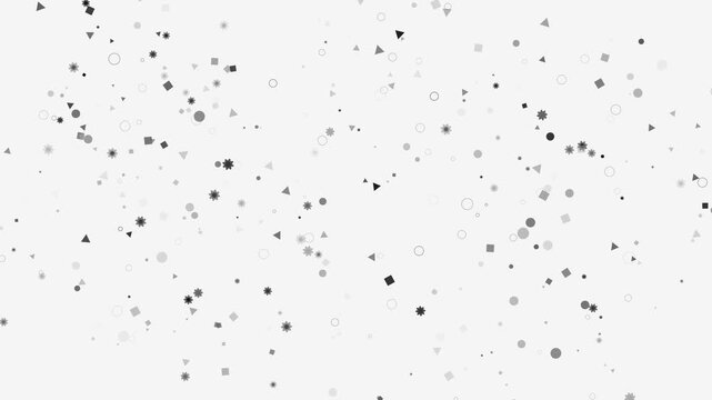 Black and gray dots on white background