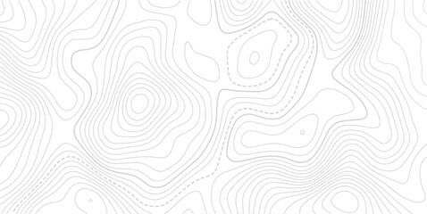 Topographic contour map. similarcartography illustration. Topography and geography map grid abstract backdrop.grid line topo map technology modern design white background. Vector Illustration.  © MDSOHEL