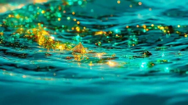 Microscopic Sunlight: Nanocatalyst Purifying Water Under Sun's Rays