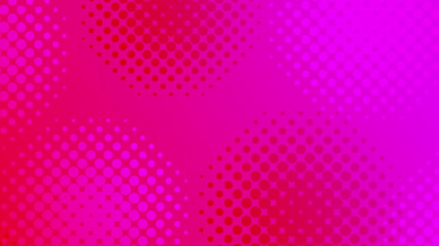 Vibrant Pink Halftone Dotted Gradient 4K