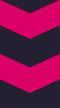Abstract pink and dark blue chevron pattern motion background