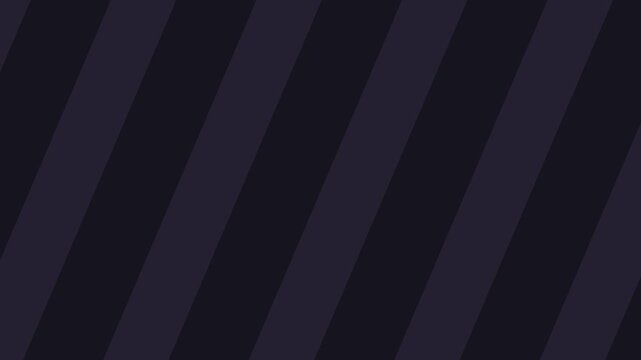 Dark diagonal striped background, pattern motion loop