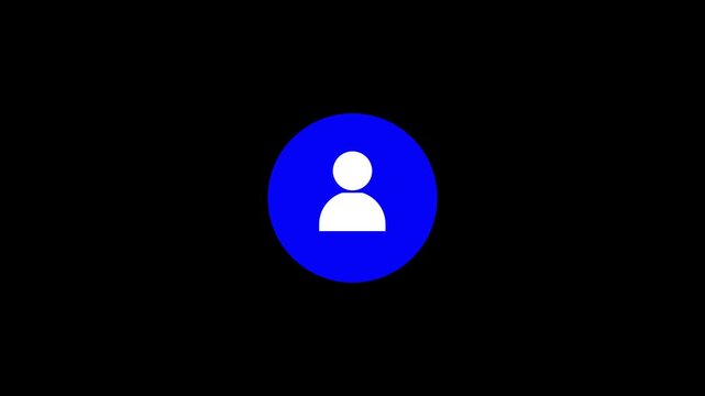 Animated of massage icon with people on background