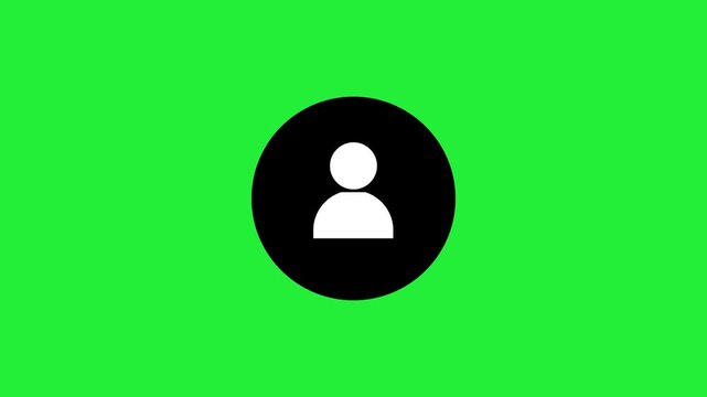 Animated of massage icon with people on background