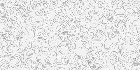 Topography background. Vector banner. Topo, Background of the topographic map. Topographic map lines, contour background. Vector geographic contour map. © ANAK