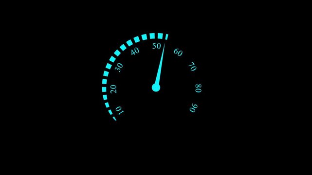 speed meter animation, speed test