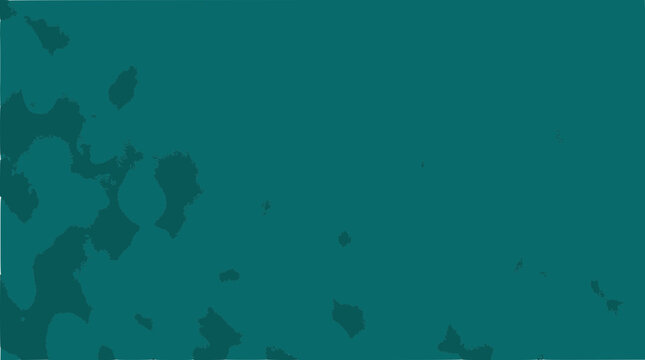 Abstract Teal Ocean Islands Map Background