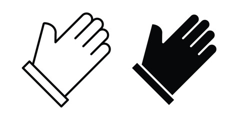 Obraz premium Raised hand icon