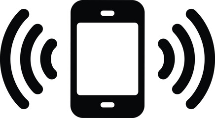 Mobile Phone Wireless Signal Communication Icon © MdMizanur