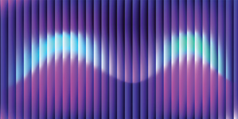 Abstract blue purple background. Colorful bright hi tech illustration. 3d perspective far horizon. Light in a distance. Technology and science concept © ali