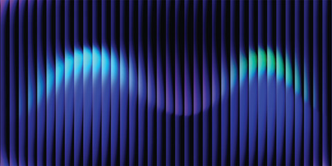 Abstract blue purple background. Colorful bright hi tech illustration. 3d perspective far horizon. Light in a distance. Technology and science concept © ali