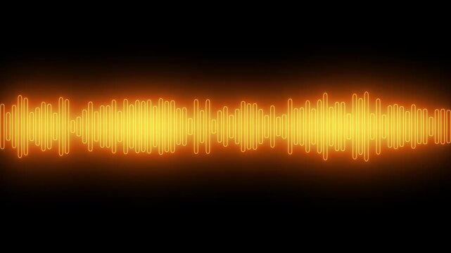 Dynamic equalizer visual effect, Abstract sound waves, Digital simple equalizer.