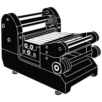 Laminating machine for document protection industrial equipment.