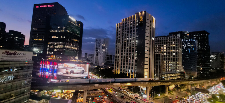 Modern city of Bangkok
