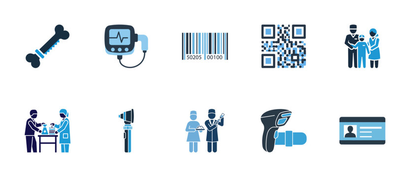 Medical and Healthcare Icon Set