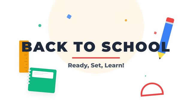 Back to school ready set learn.