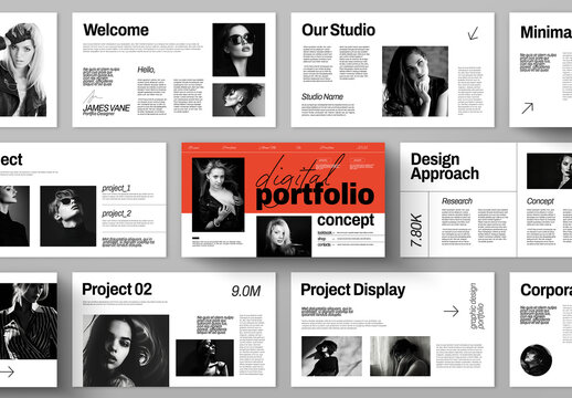 Minimal Portfolio Presentation Template