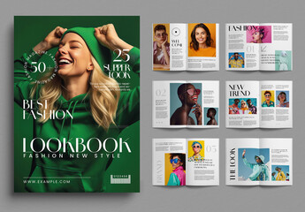 Modern Fashion Lookbook Magazine Template