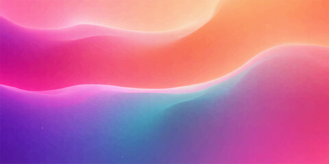 Abstract Pink Wave Background with Colorful Curved Lines, Vector Gradient Texture and Modern Artistic Pattern for Wallpaper Banner Design Template © RABBANU