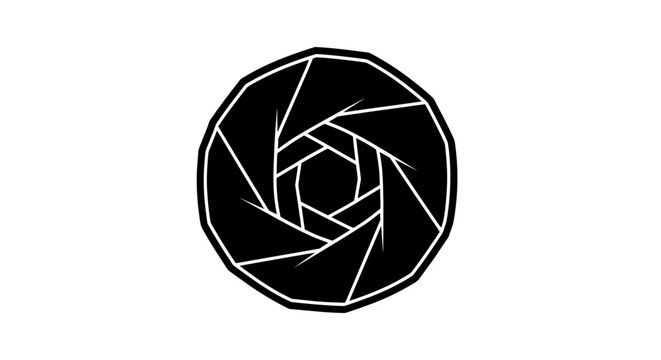 Camera Lens Aperture Vector Icon