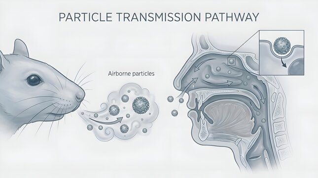 Particle Transmission Pathway: Mouse and Respiratory System