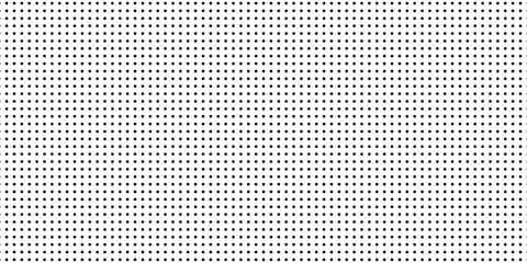 Black polka dots seamless pattern on white background. Halftone minimalist abstract © badrut