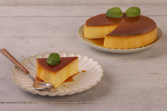Quesillo is a creamy Latin American caramel custard dessert made with eggs, milk, sugar, and vanilla.