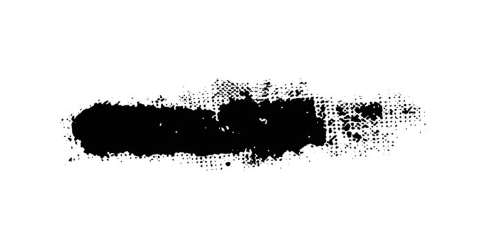 Distorted grunge layer error. Noise destroys texture. Vector trendy deformed glitch shape