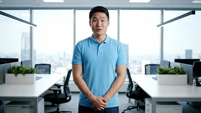 Office men standing smiling, office men smiling