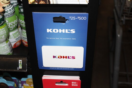 KOHL'S Gift Card closeup