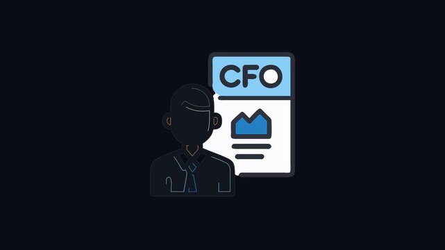  Modern CFO Icon for Financial Leadership