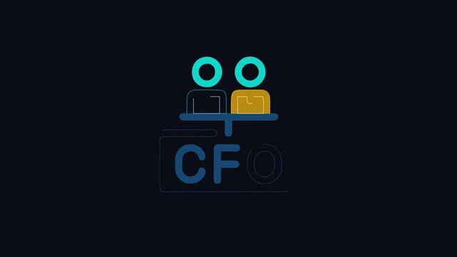  Dynamic CFO Icon for Business Management