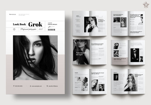 Look Book Template