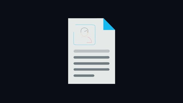  Creative CV Graphic Icon
