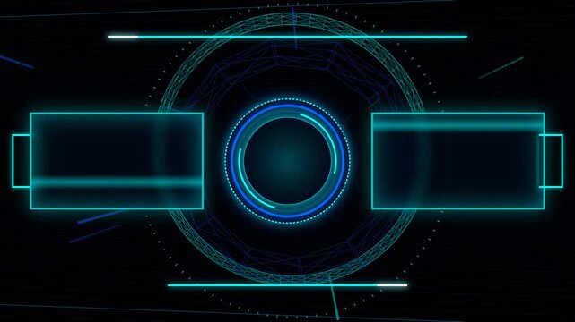 Cinematic Sci Fi Esports Stream Outro with Fluid UI Animation